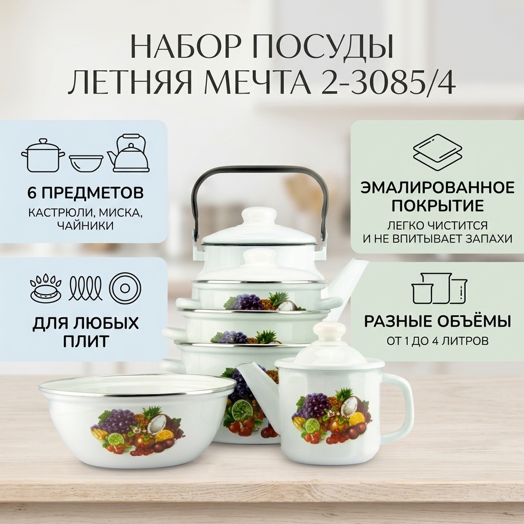 Смешанный набор Эмаль 6 в 1
