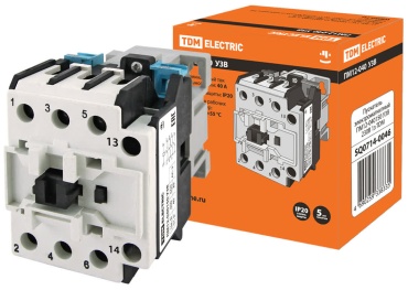 TDM ELECTRIC контакторный блок/пускатель комбинированный 40A, SQ0714-0046