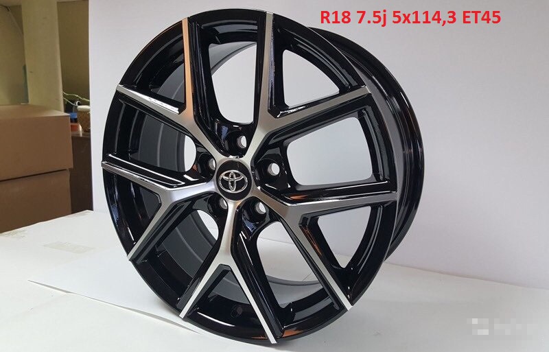 Rainbow Dance TOYOTA RAV4 7.5x18/5x114.3 D60.1 ET45 4 диска черный, серебристый