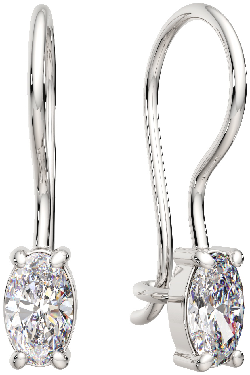 Серьги Lucente Silver ZO-03101219.ZZ вес 0.79 г серебро, фианит