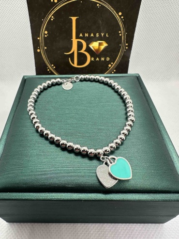 JANASYL Brand Браслет длина 18 см, вес 7.5 г серебро, плетение отсутствует