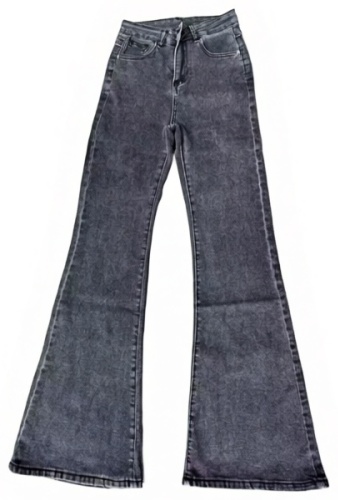 Джинсы клеш Denim серый