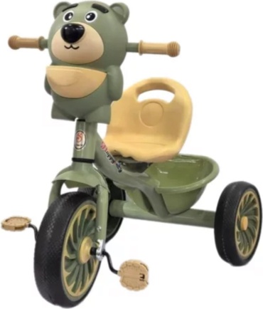 Трёхколёсный велосипед Happy Bear Teen-012 зеленый