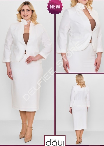 Костюм деловой Butik Dayi белый