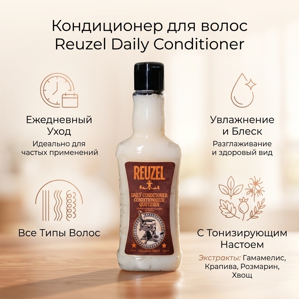 Reuzel кондиционер Daily Conditioner 350 мл