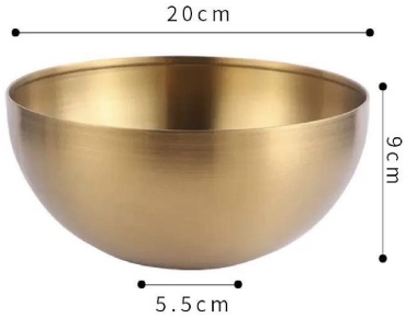 Миска OMALI HOME Stainless Steel 9х20 см, нержавеющая сталь, 1 шт