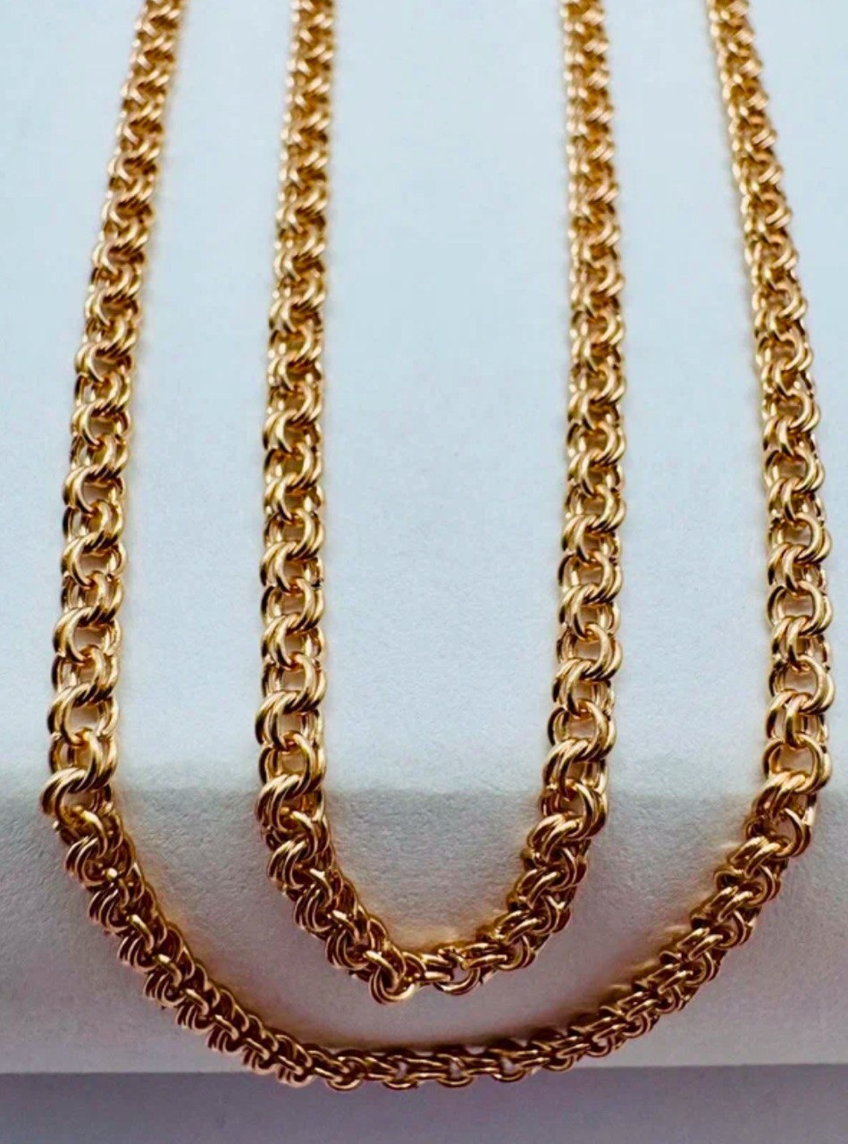 ADAL GOLD ADG_585_08 длина 60 см, вес 17.5 г золото, плетение бисмарк