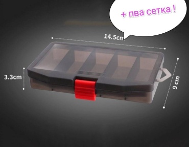 Коробка для приманок 100 Поклевок 9756889 черный