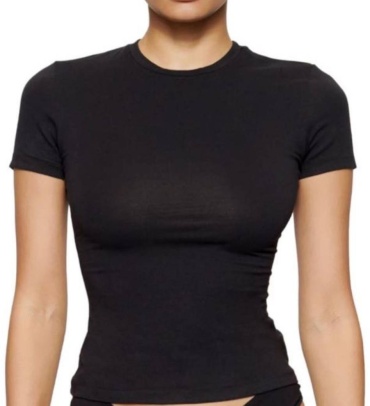 Футболка Coco Wear однотонный черный, серый