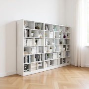 Стеллаж напольный , 360x24x200 см, белый