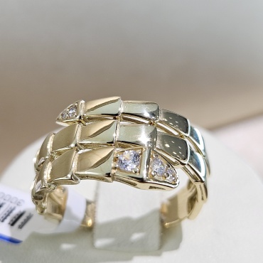 Gaukhar Jewelry GJ1140-R размер 18.5 вес 3.59 г золото, фианит