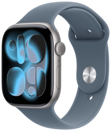 Apple Watch Series 11 S/M 42 мм серебристый-синий