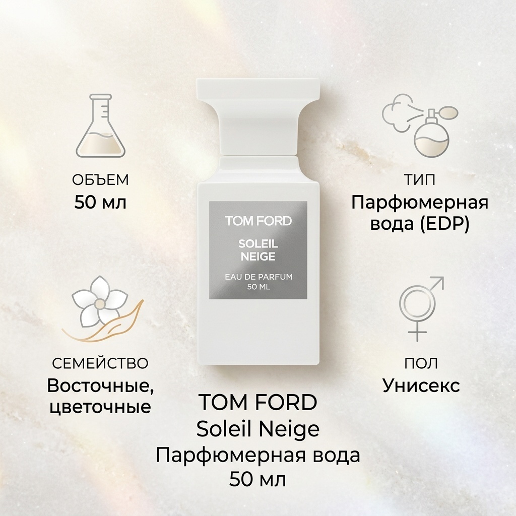 TOM FORD Soleil Neige парфюмерная вода EDP 50 мл, унисекс
