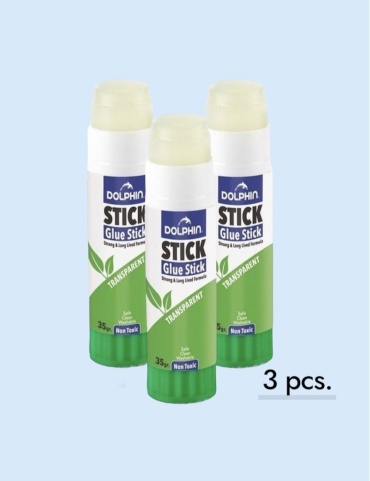 Dolphin Glue stick 35 г. в наборе 3 шт. 35 г, 3 шт