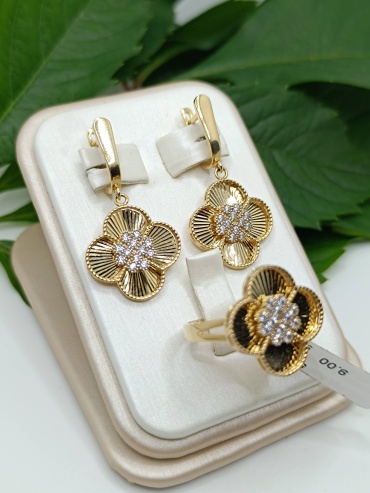 MANILAS GOLD 1234890 вес 9 г золото, фианит