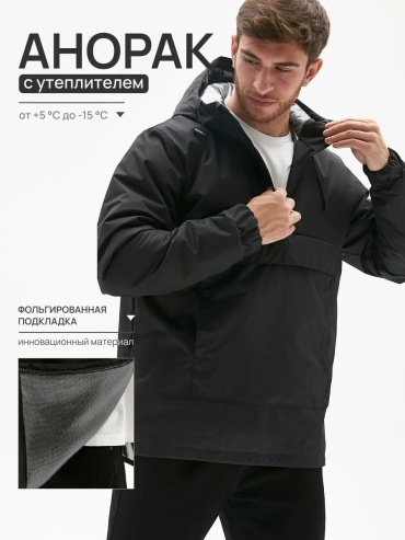 Демисезонная куртка черный