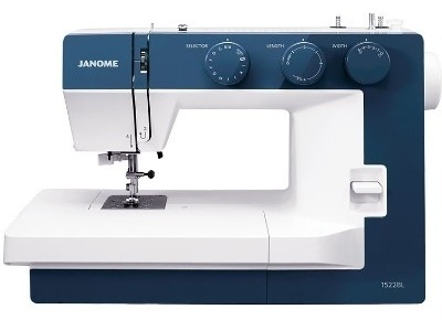 Швейная машина Janome 1522 BL белый, синий