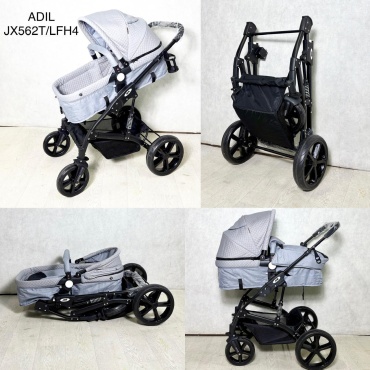 Коляска трансформер ADIL JX562T/LFH4, серый