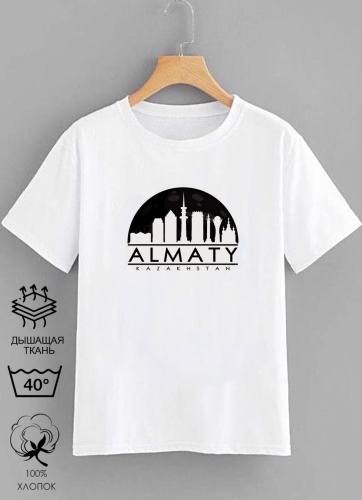 Футболка Qazahi brand белый