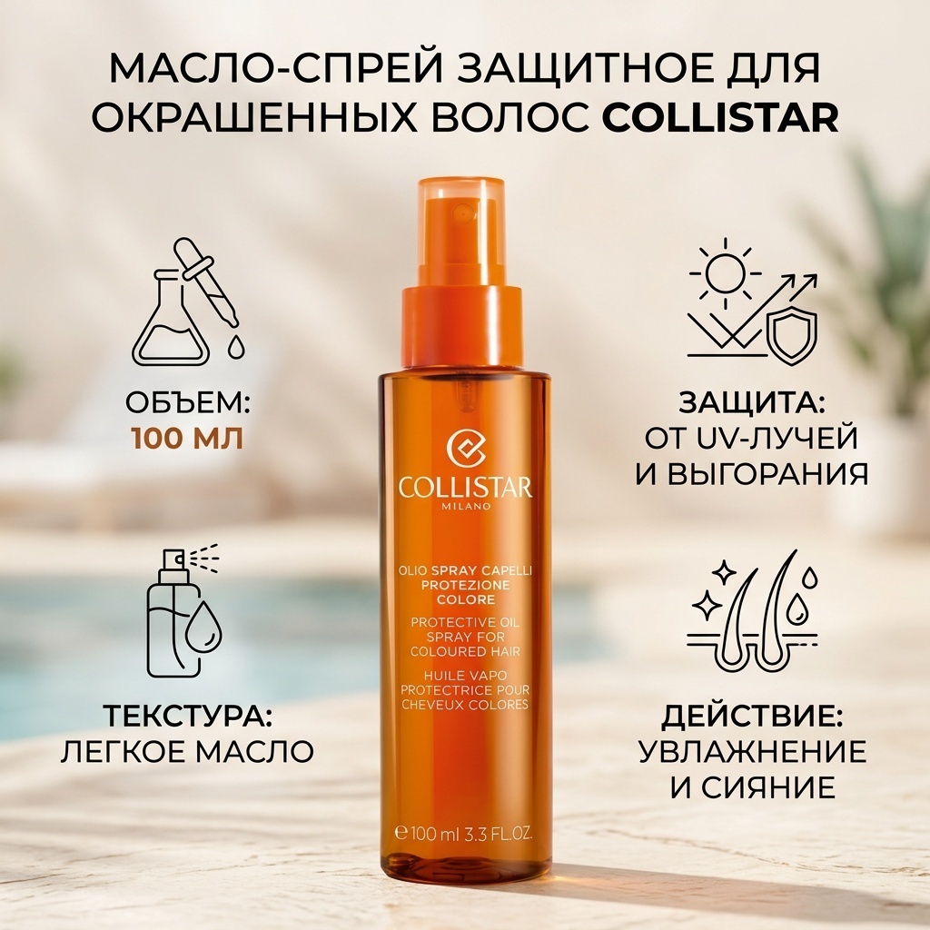 Collistar Protective Oil Spray for Coloured Hair масло 100 мл