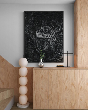 Картина Архаичное существо 4. на подрамнике theBaiss.com 80x120 см