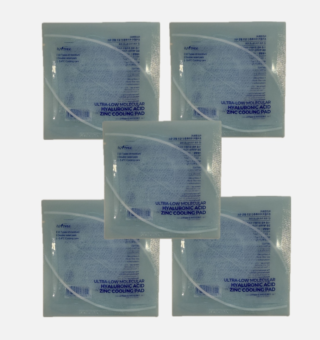 Isntree тонер Hyaluronic Acid Zinc Cooling Pad 25 мл