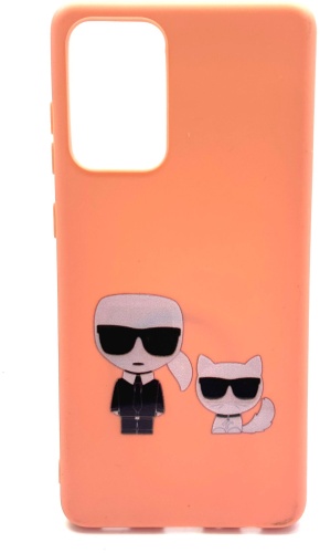 Чехол CASESH для Samsung Galaxy A72 персиковый