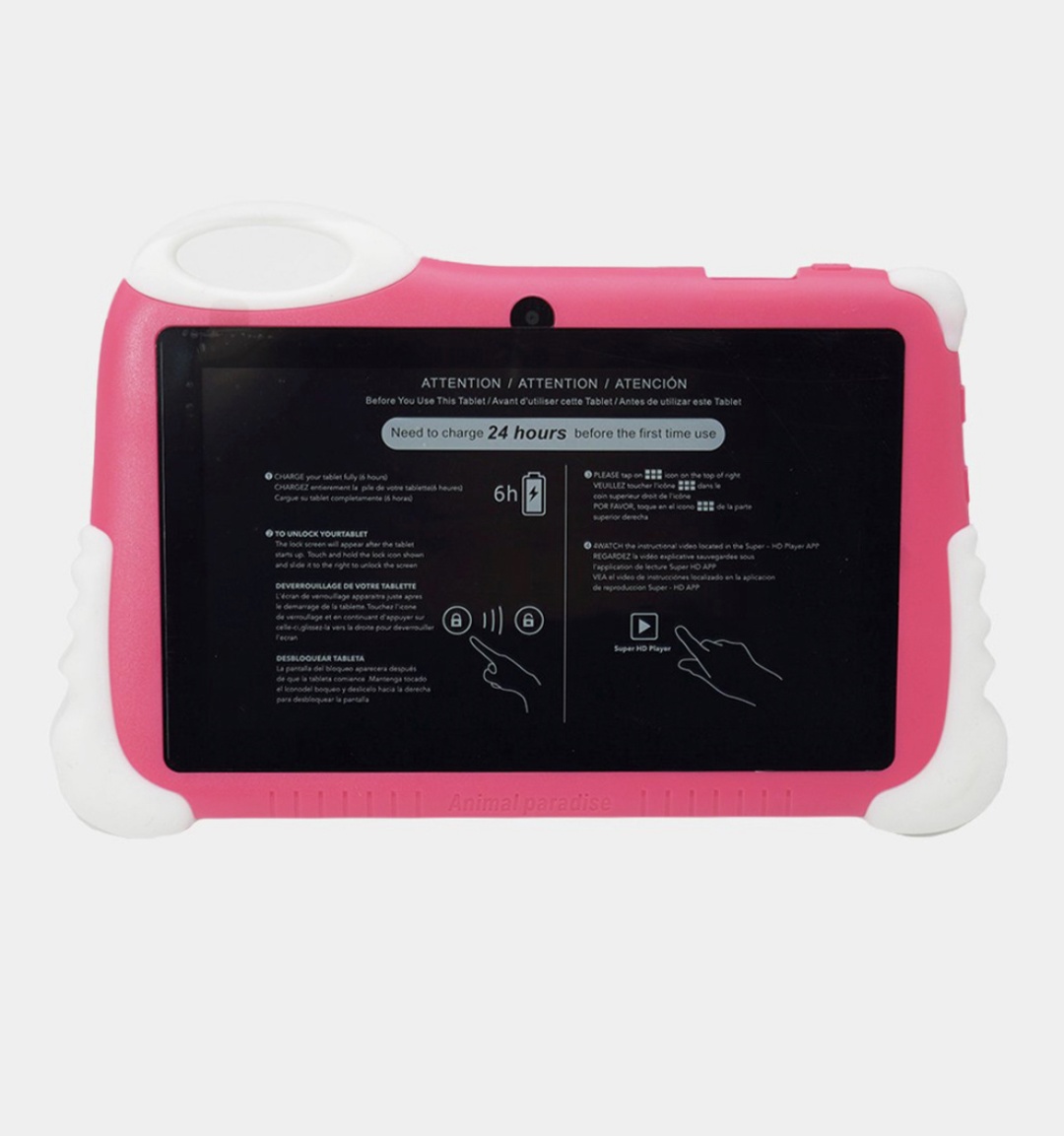 Планшет CCIT KT-600 pro 7 дюйм 4 Гб/128 Гб розовый