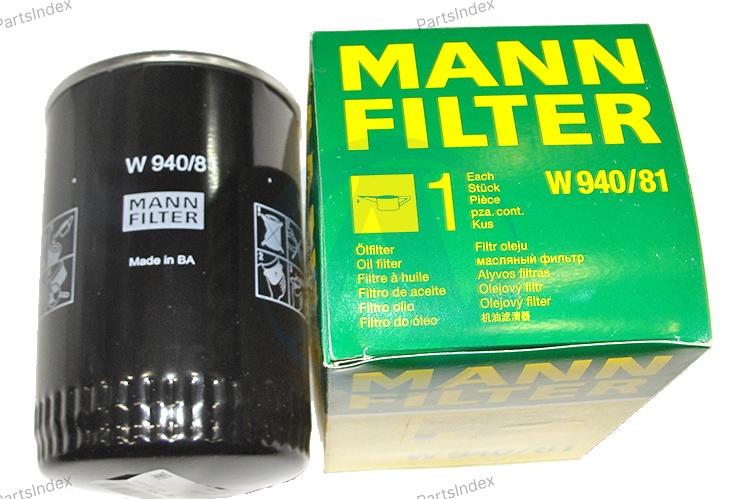 MANN FILTER Фильтр Масляный Двигателя W94081