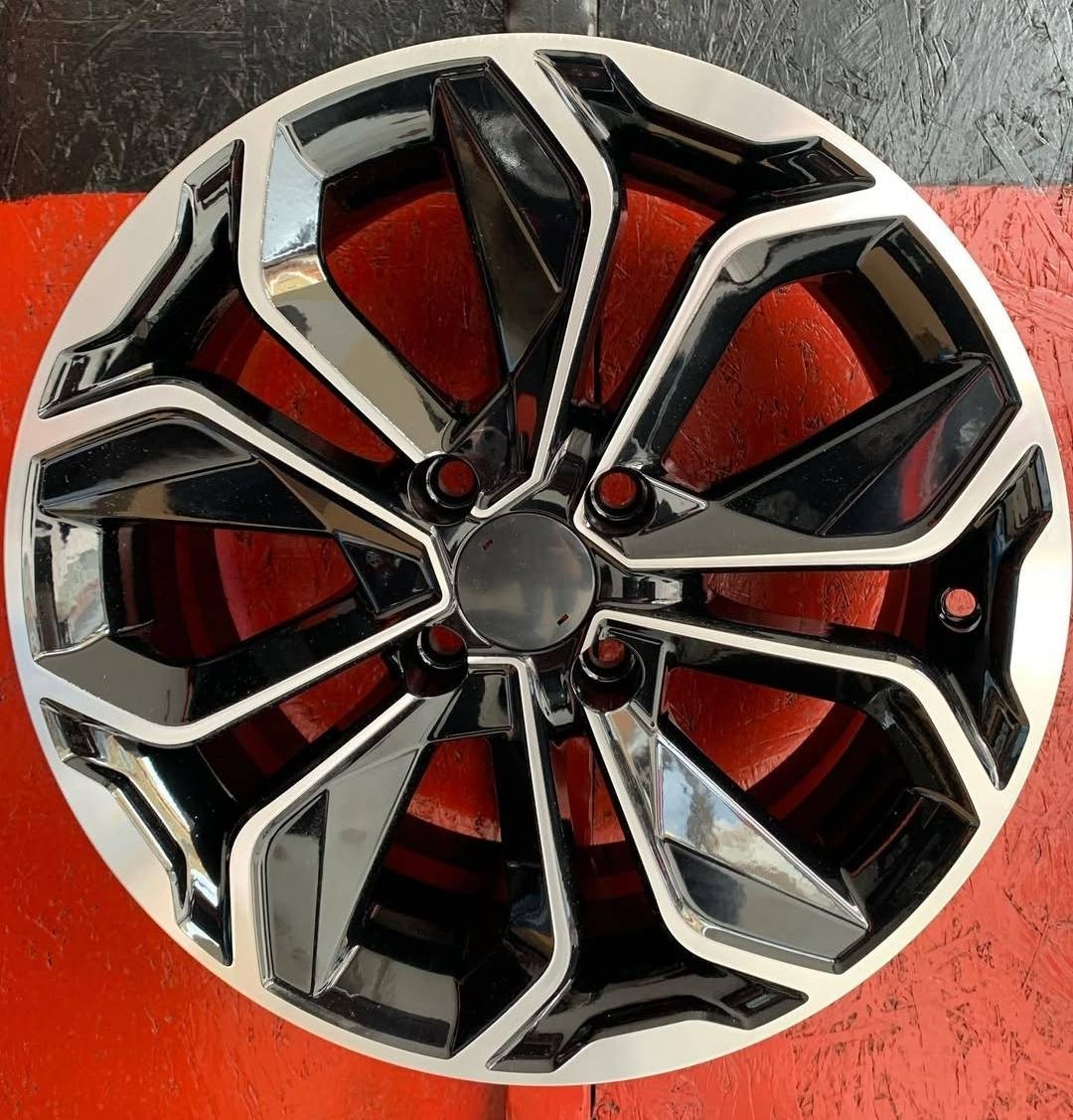 DRS 645RNO 6.5x16/4x100 D67.1 ET35 4 диска черный, серебристый