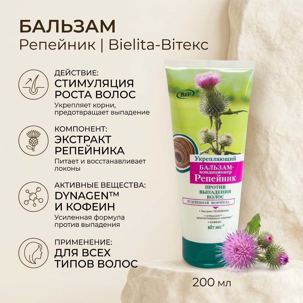 Bielita-Вiтекс бальзам Репейник 200 мл