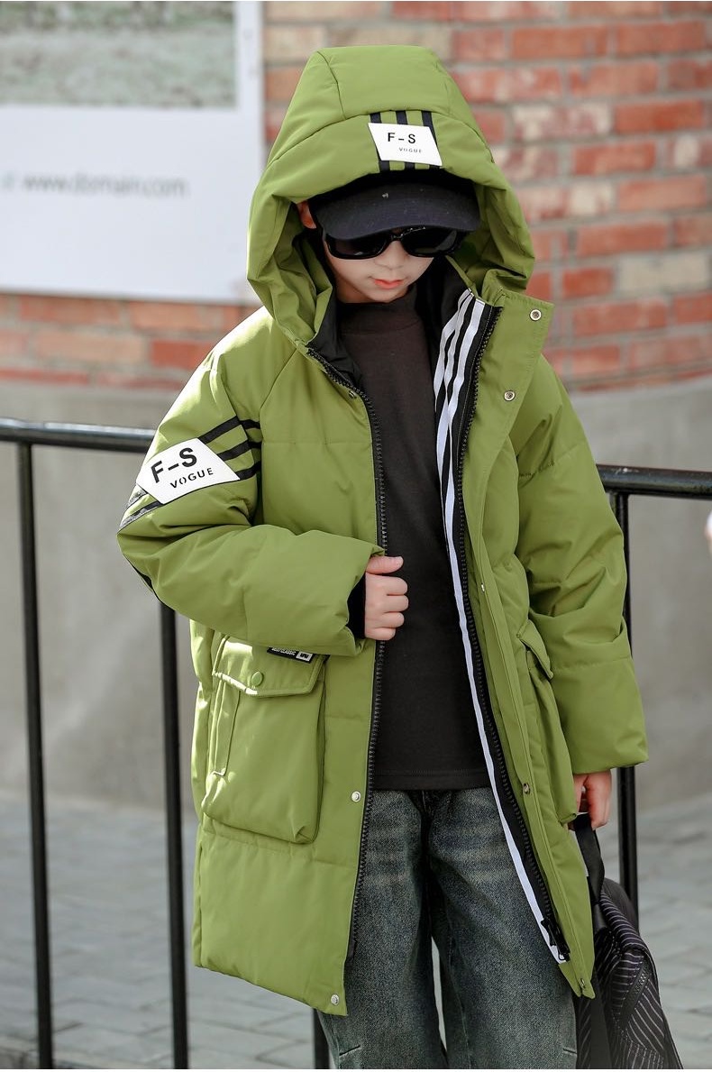 Пуховик FASHION фиолетовый, зеленый