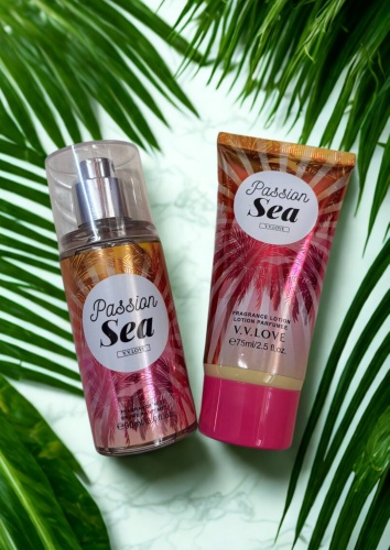 V.V.LoVe Парфюмерный набор V.V. Love Passion Sea набор для тела для женщин
