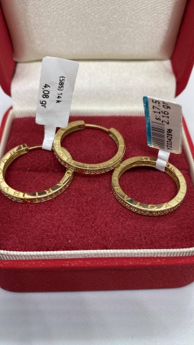 DARI GOLD 0988 вес 6.24 г золото, фианит