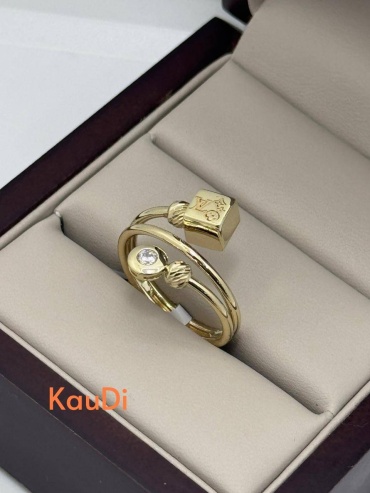 Кольцо KauDi _Кольцо _ размер 19 вес 2.58 г золото, фианит