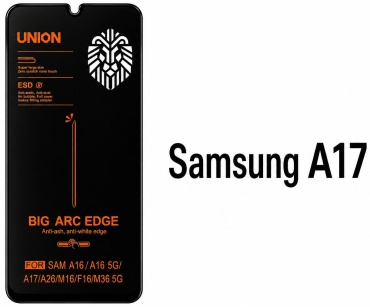 Стекло Union для Samsung Galaxy A17 6677 черный