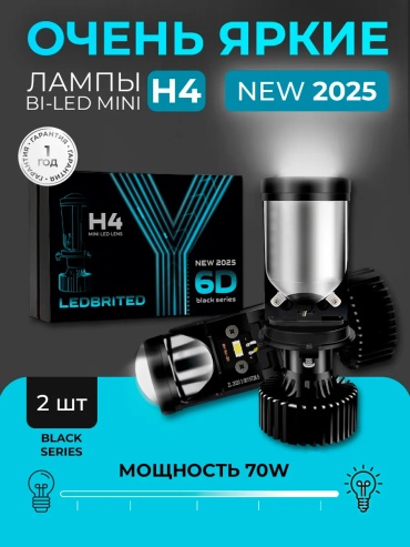145452697195 светодиодная H4, 2 шт