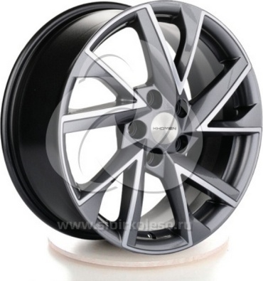 KHOMEN 1714 GRAY-FP 101748 60.1 7x17/5x108 D60.1 ET40 4 диска черный, серебристый, графит