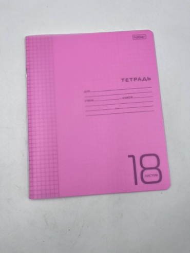Набор школьных тетрадей Hatber 147391, 18 л, А5, клетка, мягкая обложка, 5 шт
