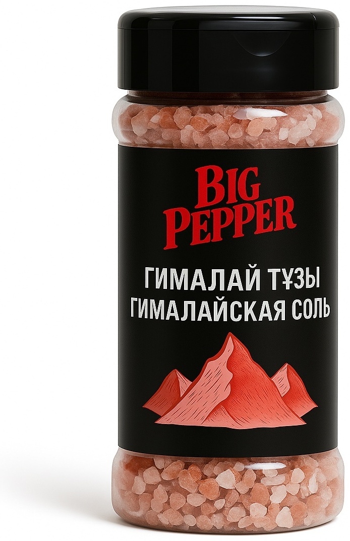 Емкость для специй Гималайская соль BigPepper 140 гр. в подарок, пластик
