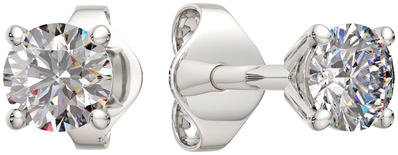 Пусеты Lucente Silver ZO-03101517 вес 0.79 г серебро, фианит