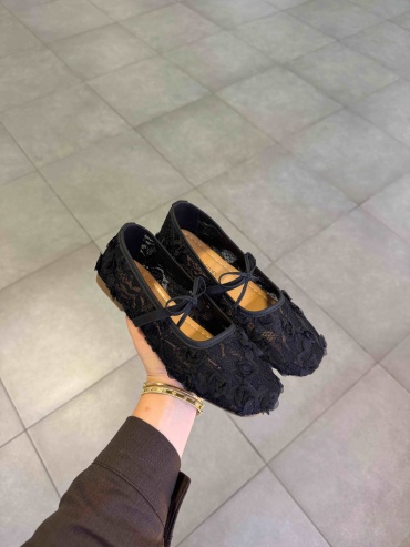 Балетки черный