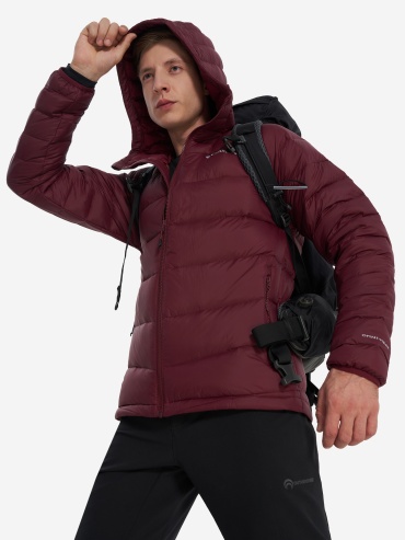 Пуховик Columbia красный