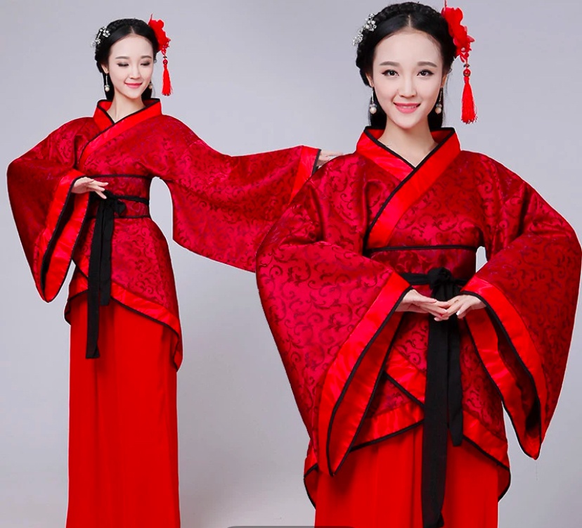 Карнавальный костюм Китайский национальный костюм красный