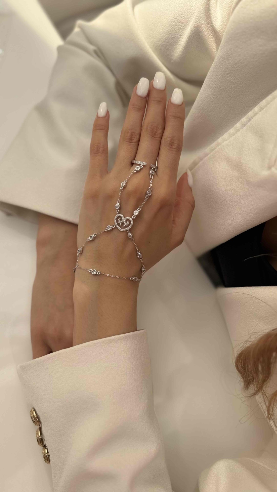 Ipekyolu Jewellery 800hsLZ слейв-браслет Шахмаран Размер регулируемый длина 18 см, вес 5 г серебро, плетение якорное