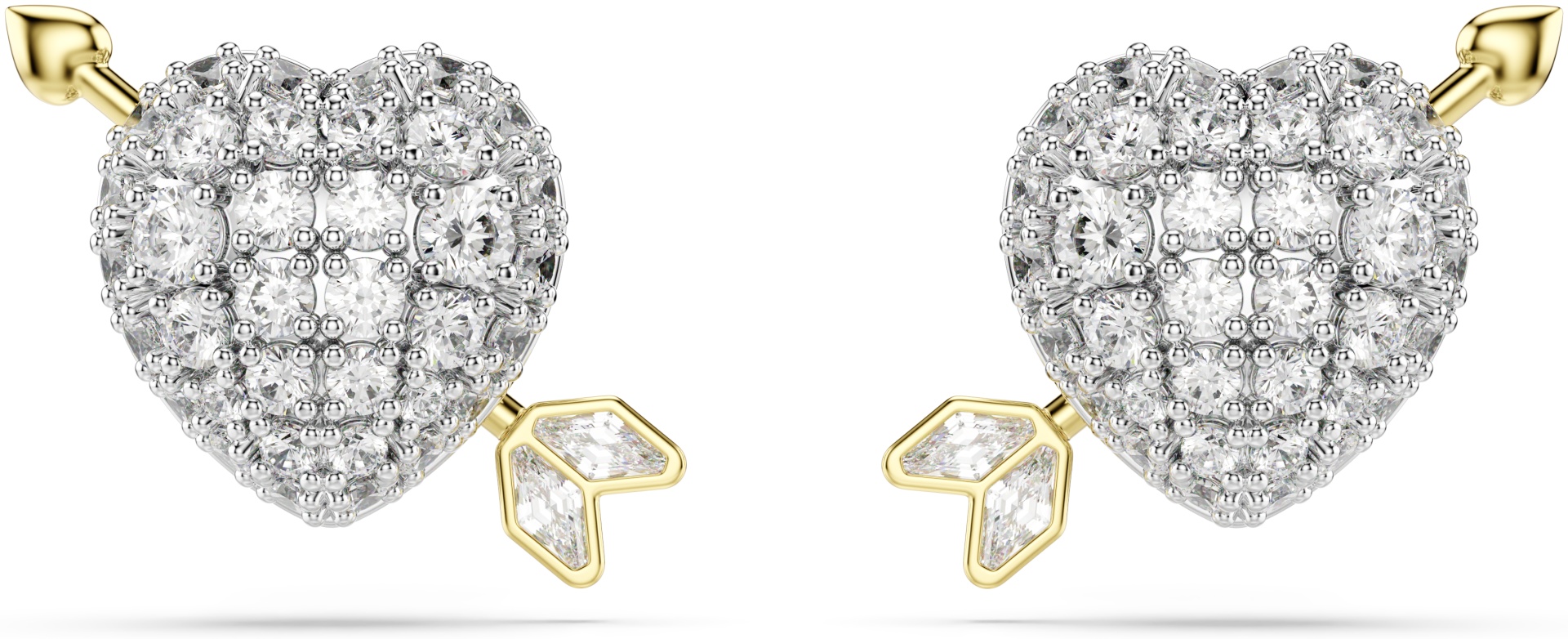 Серьги Swarovski бижутерный сплав, кристаллы Swarovski