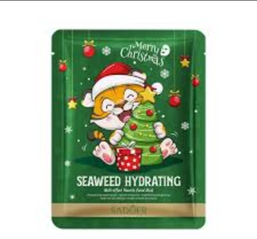 Маска для лица SADOER тканевая seaweed hydreating mask 1 шт