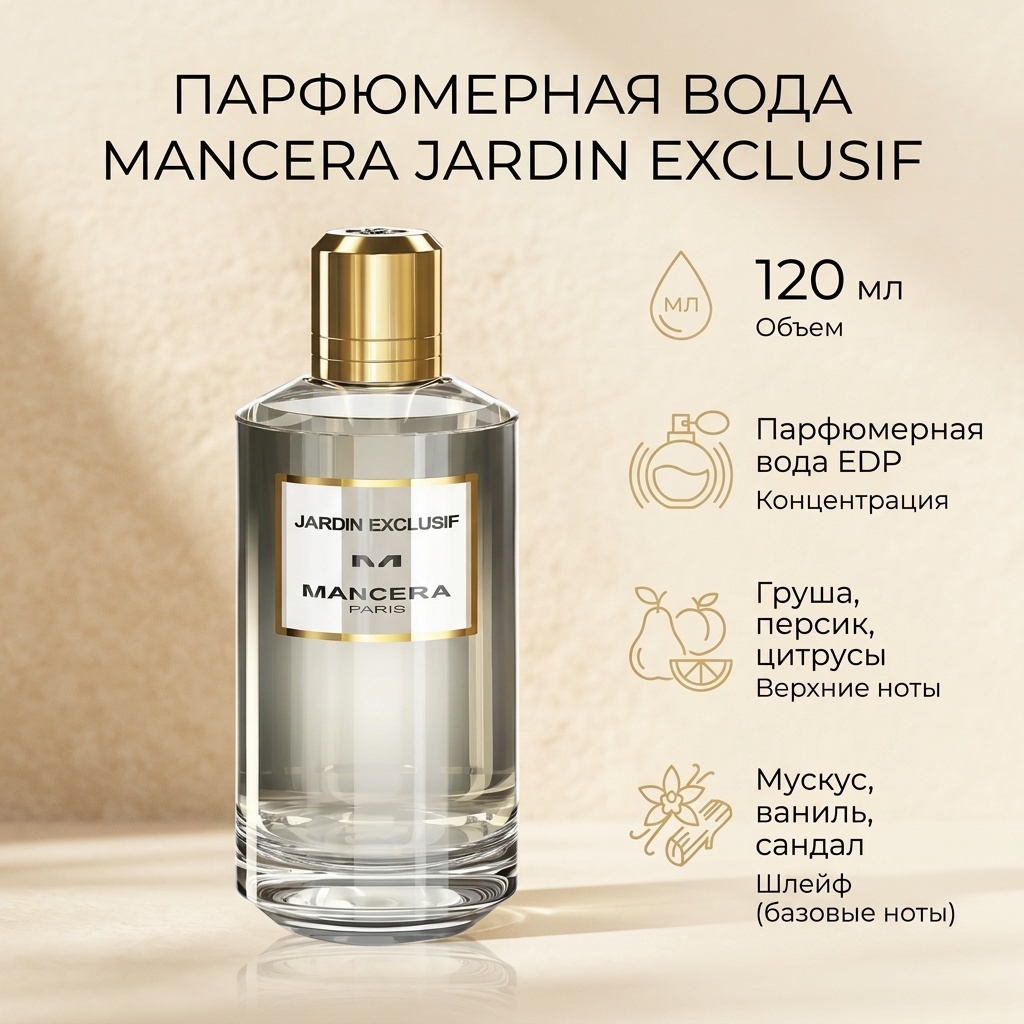 MANCERA Jardin Exclusif парфюмерная вода EDP 120 мл, унисекс