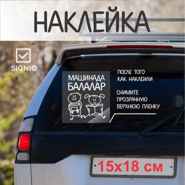 SIGNIQ наклейка E1 15x18 см