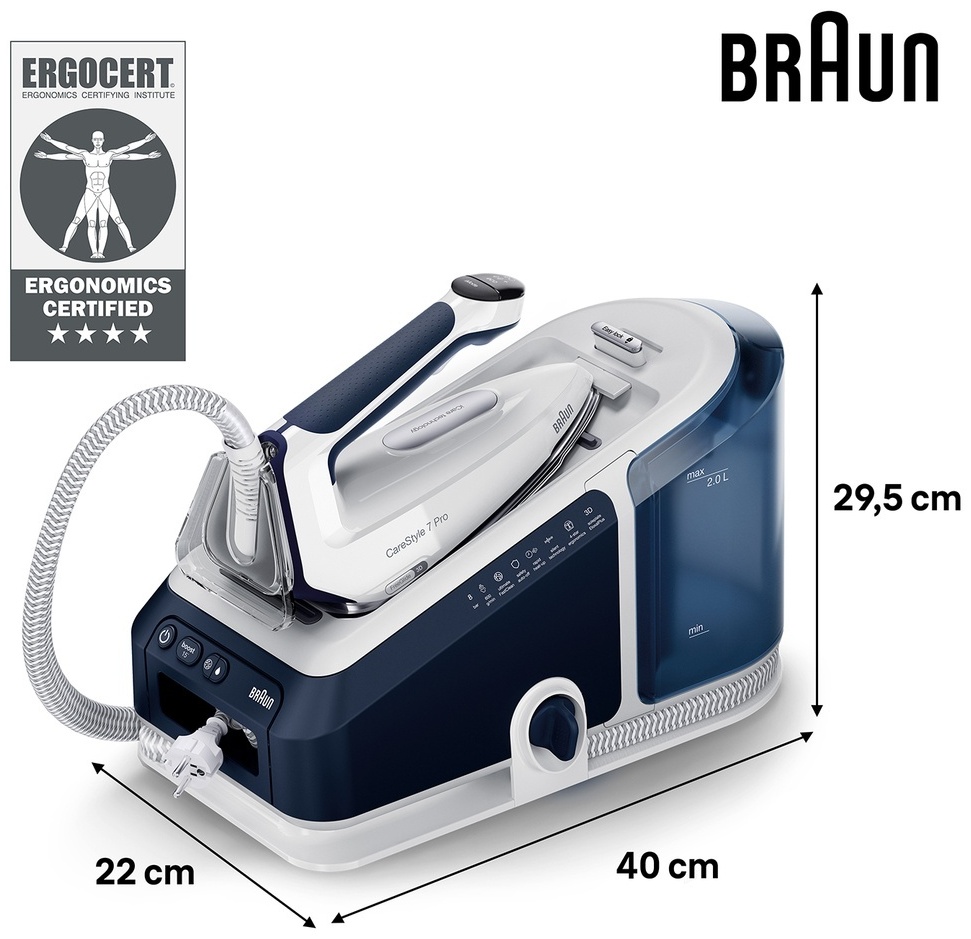 Парогенератор Braun IS7282BL синий — фото 5